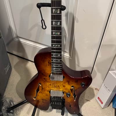 Unknown Headless semi hollow jazz Victor baker style hollowbody guitar forshage orion image 1