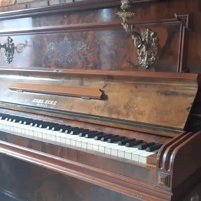 Rare German Antique Carl Ecke Upright Piano Circa 1890 image 1