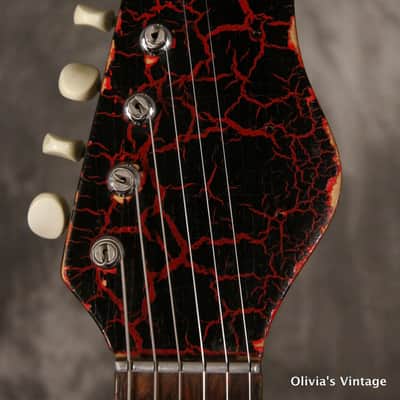 Danelectro Dane C series slimline 1960s Crakle Finish image 3