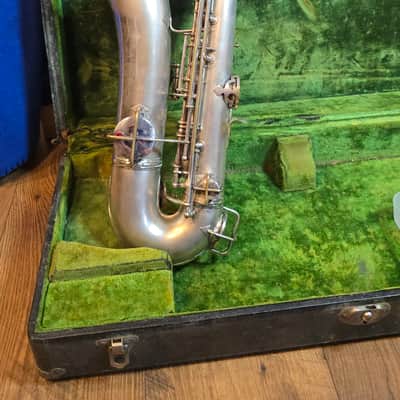 Vintage 1926 Conn "New Wonder" C-Melody Saxophone – Satin Silver image 2