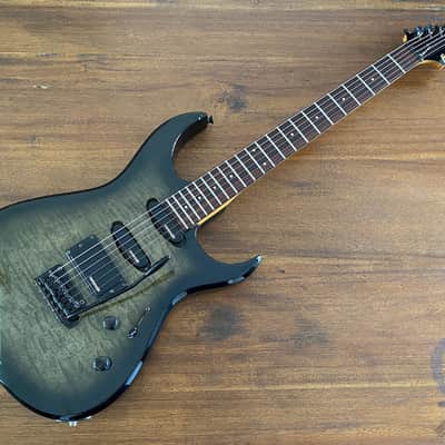 Fernandes HSS Super Strat, Quilted Black Burst, 1990s, MIJ image 3