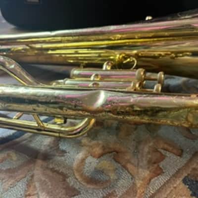 Yamaha YEP-201 3-valve Student Euphonium - Clear Lacquer image 7