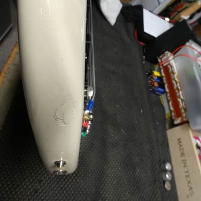 Fender '66' Jazz Bass MIJ 2013 - Olympic White w/Matching Headstock - - LOTS of Great Upgrades!! image 11