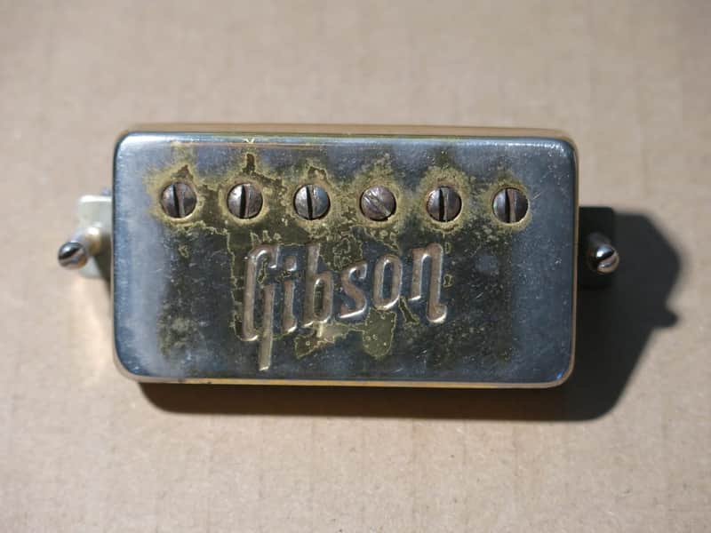 Gibson Humbucker Gibson embossed cover early 70s - gold image 1