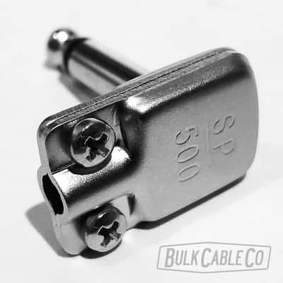 8 Pack - 10" Mogami 2319 Patch Cable - SquarePlug SP500 / SPS5 - Right Angle To Straight Connectors image 15