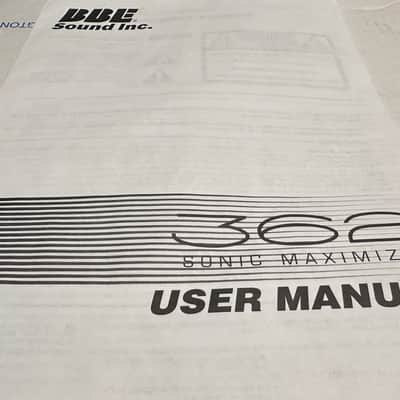 BBE 362 Sonic Maximizer 2000s - Black and Red image 16