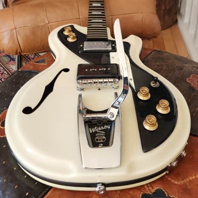 RARE! Italia Mondial Classic Deluxe Reso-Glass Semi-Hollow Guitar 2009 MIK image 23