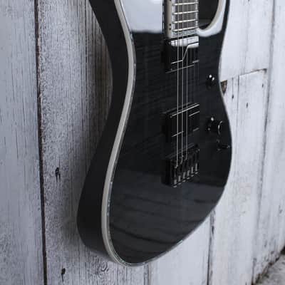 BC Rich 2019 Shredzilla Extreme Series Electric Guitar Flame Maple Trans Black image 8