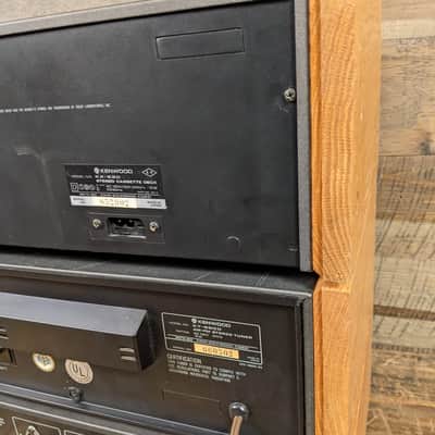 3 Pc. Kenwood Stereo System With Custom Wood Side Panels - KA-5700, KT-5500, KX-530 - See Description image 15
