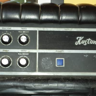Kustom K250-1 early 70's Black tuck-n-roll image 1