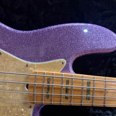 Fender Limited Edition Adam Clayton Jazz Bass 2017 - Purple Sparkle image 3