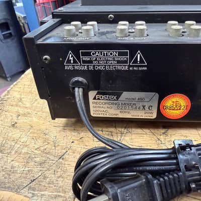 Vintage Fostex Model 450 Recording Mixer 1980's for Parts or Repair image 8
