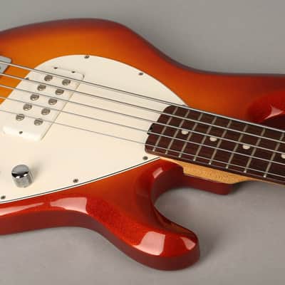 Ernie Ball Music Man USA StingRay 5 H - 2002 - Autumn Red Burst Sparkle image 17