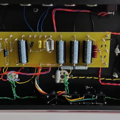 English valve amplifiers 6 watt hi -gain head 2008 with EVA 2 X 12 cabinet image 7