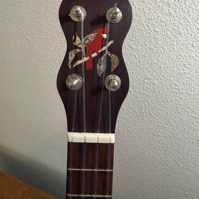 Cedar Mountain Tenor Banjo Ukulele 2008 - Cherry image 4