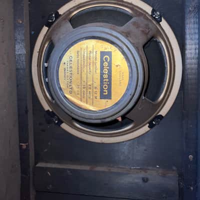Vintage 1967 Park Marshall 2x12 Amplifier Cabinet Column Repairs Celestion T1221 image 15