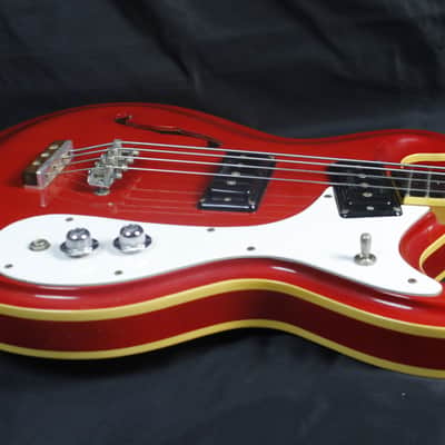 1967 MOSRITE COMBO BASS Very Rare USA Made Hollow-body Bass Excellent Condition! image 8