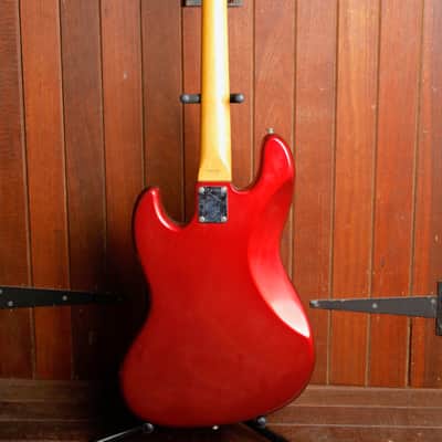 Fender Japan JB-62 Jazz Bass Reissue Candy Apple Red 1990 Pre-Owned image 14