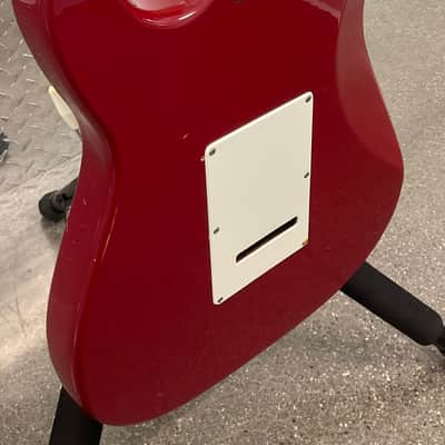 Fender Squier II Stratocaster - 1989 Silver Label - Maple Neck - Red - MIK Korea-Alnico V PUPs image 14