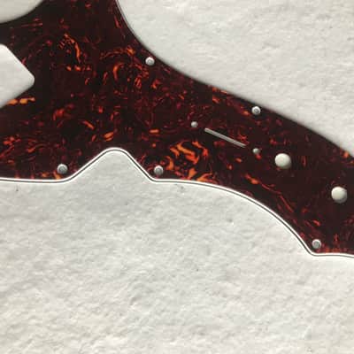 For Fender US Telecaster Thinline/Tele 69 TV Jones Guitar Pickguard,4 Ply Brown Tortoise image 5