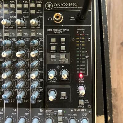 Mackie Onyx 1640i 16-Channel FireWire Recording Mixer 2012 - Metal image 5