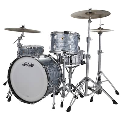 Ludwig *Pre-Order* Legacy Maple Sky Blue Pearl Fab 14x22_9x13_16x16 Drums Shell Pack | NEW | Special Order | Authorized Dealer image 2