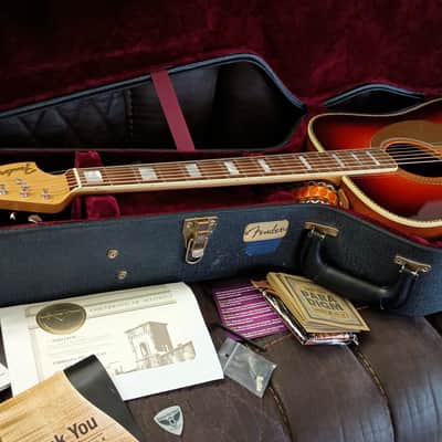 Fender Custom Shop Kingman Pro Custom 2014 - 3-color Sunburst - Dakota Clay Band image 2