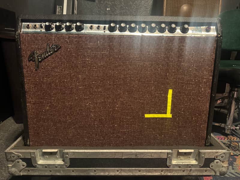 Fender Twin Reverb 2-Channel 100-Watt 2x12" Guitar Combo 1972 - 1976 - Silverface image 1