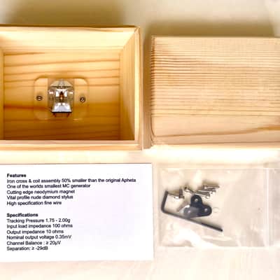 Rega Apheta 2 Low Output MC Phono Cartridge, Anodized aluminum body, Vital profile nude diamond Stylus on Aluminum Cantilever image 2