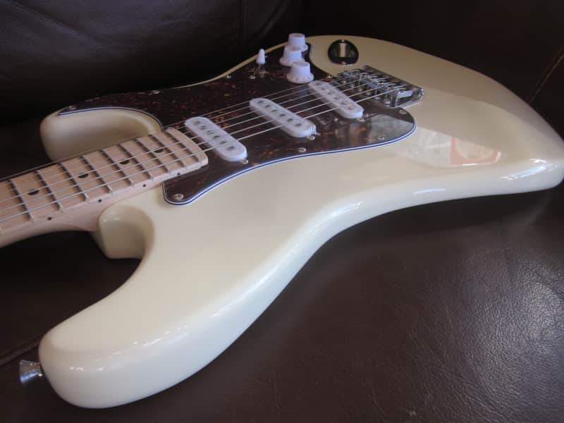Nashville Guitar Works Double Cutaway Electric Guitar Ivory w/ Tortoise Pickguard NGW-135IV - Ivory image 1