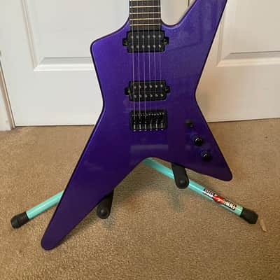 LEF Custom Guitars Star w/ Original Purple Flake Paint image 1
