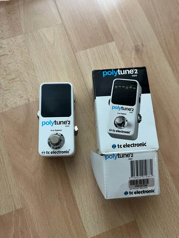 TC Electronic PolyTune 2 Mini Tuning Pedal 2010s - White image 1