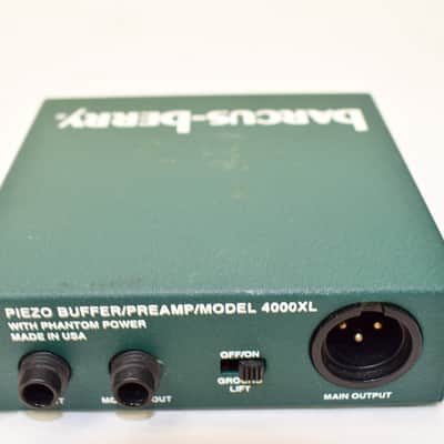 Barcus Berry 4000XL Acoustic Active Piezo Buffer/Preamp & Direct Box image 4