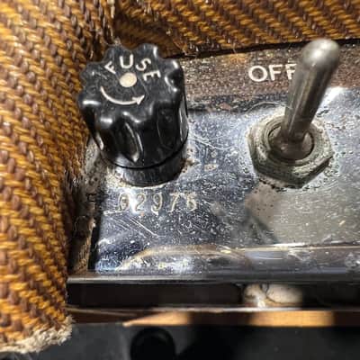 Fender Vibrolux Amp 1959 a very cool & vibey Tweed Vibrolux serviced & ready to enjoy. image 8