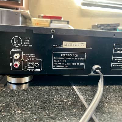Pioneer PD-M552 Multi Play 6-Disc CD Player w/ Magazine, Remote, Instructions; For Parts image 9