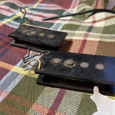 Vintage 1970s Dimarzio Black Phenolic Precision P-Bass Pickup, 6k image 5
