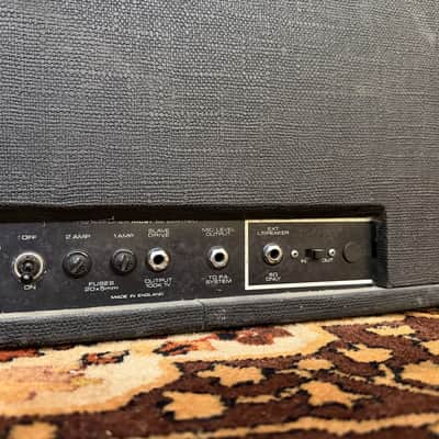 Vintage 1970s WEM Watkins Monitor Reverb Guitar Amplifier 2x12 Combo w/ Goodmans image 12