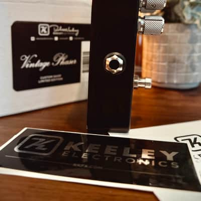 Keeley Custom Shop Limited Edition Vintage Phaser 2020s - Black image 3