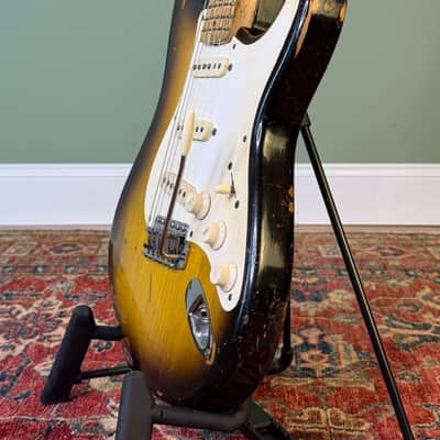 ORIGINAL 1957 Fender Stratocaster - Sunburst w/ OHSC Vintage - SEE VIDEO image 18
