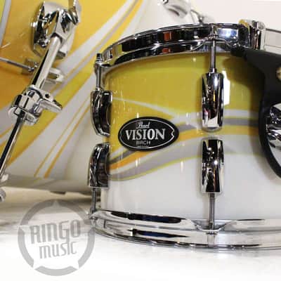 Pearl Vision VBA Birch Limited Edition Snow Flava 22" 10" 12" 14" 16" 14"sd 6pcs VBA826EX image 3