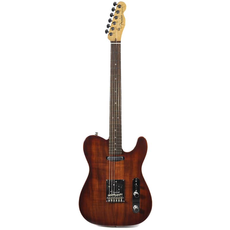 Fender American Select Carved Top Koa Telecaster | Reverb