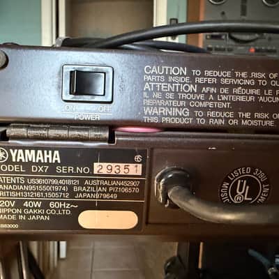 Yamaha DX7 - 2 ROMs + Manual image 8