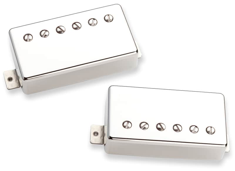 Seymour Duncan Saturday Night Special Alnico 4 Humbucker Set of Electric Guitar Pickups, Nickel Cove image 1