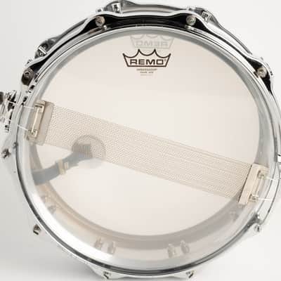 Sonor 1989' D420 Phonic Series Ferromanganese Steel Snare Drum 14"×4" image 6