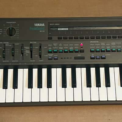 Yamaha MK-100 PortaSound Keyboard + Power Supply and Manuals - Vintage
