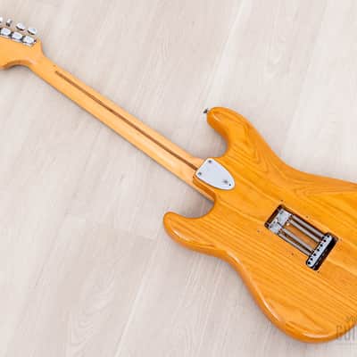 1974 Fender Stratocaster Vintage Electric Guitar Natural w/ Case image 13