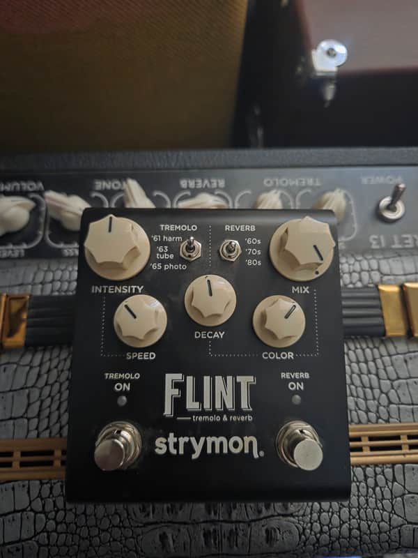 Strymon Flint Reverb and Tremolo V2 2022 - Present - Black image 1