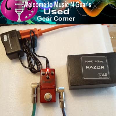 Rowin LN-301 A Razor NANO Series Heavy Metal Modern Distortion Tones True Bypass Pedal MINT image 1