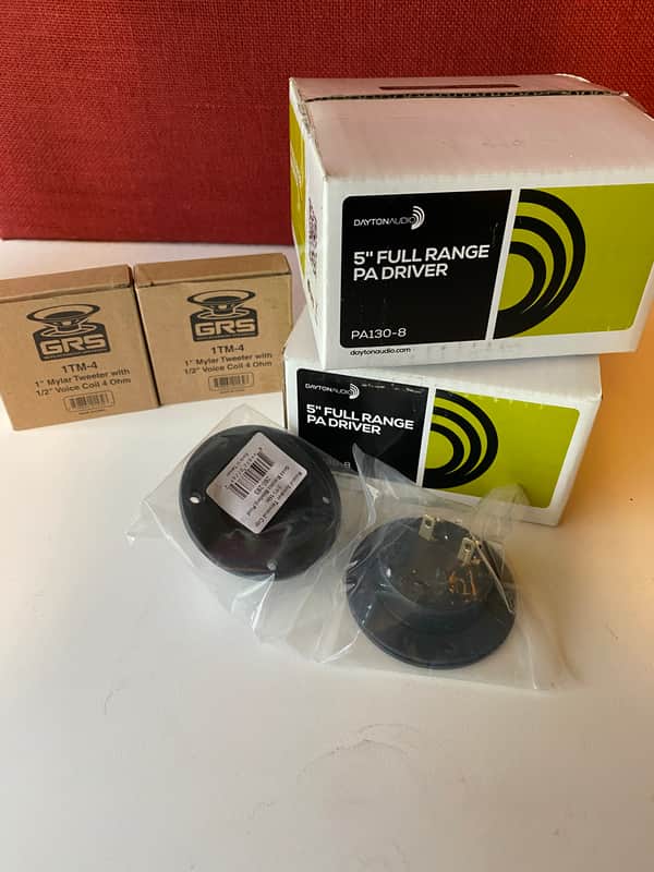 Dayton Audio PA130-8 Raw Speakers / DIY Project image 1