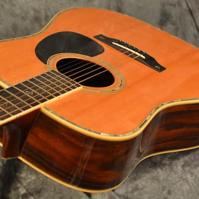 Fender F-115 1978 RARE Vintage Dreadnought D-45 Style Pearl Acoustic Guitar w Hard Case Included image 5